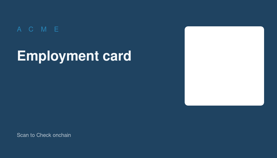 Sample wallet card PNG